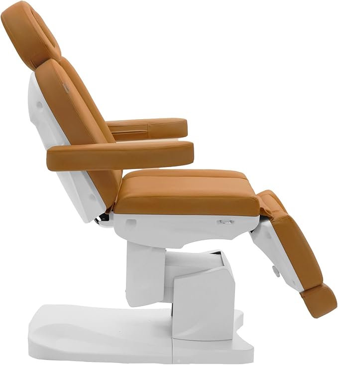 SKINACT Bellage Electric Treatment Table (Chair) 4 Electric Adjustable Motors (Camel)