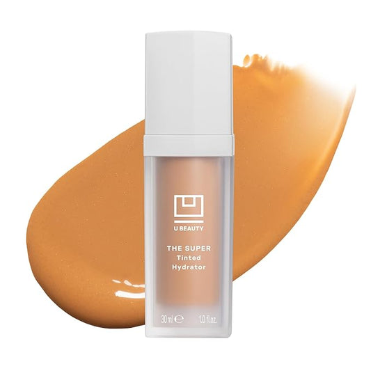 U Beauty The Super Tinted Hydrator Hyaluronic Acid Moisturizing Cream - Mega-Dose Skin Hydrator for Supple, Smooth, and Softer-Looking Skin For Up To 48 Hours - Shade 8-1.0 oz