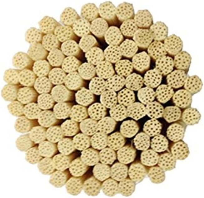 HOSSIAN Diffuser Reed Sticks-Diffuser Oil Refill, Home Fragrance Aromatherapy Reed Diffuser Set Sticks for Reed Diffusers Office Décor, Decoration (7.87"* 3mm Primary Color)