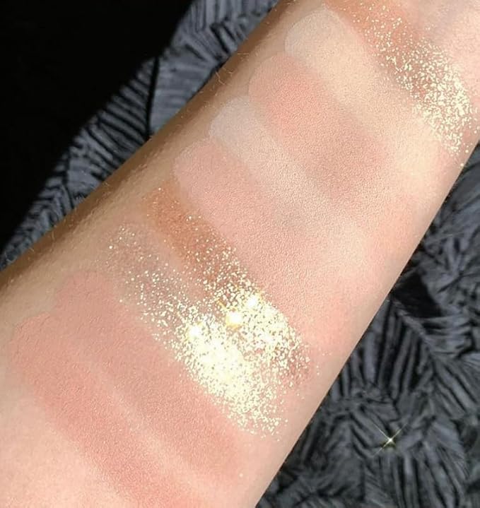Kayswang 9 Colors Glitter Eyeshadow Makeup Palette, Eye Shadow Powder，Matte High Pigmented Colorful,Creamy Texture, Long LastingEyeshadow Powder Cosmetics,Natural Waterproof (01#)