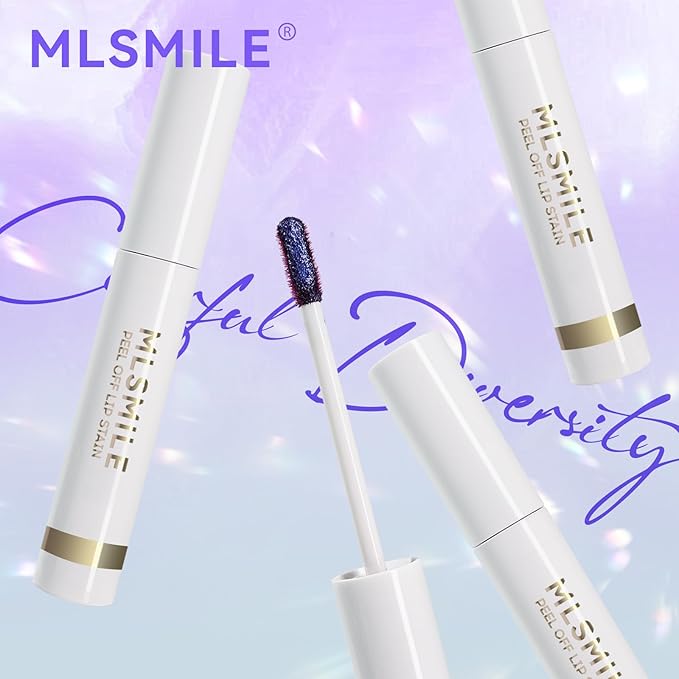 2PCS Lip Stain Peel Off， High Pigment Matte Lip Color,All-Day Vibrant Kiss-Proof Lip Stain, Long Lasting Waterproof Lip Tint for Women