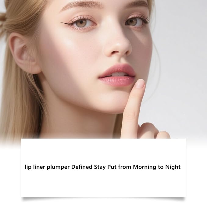 Plumping Lip Liner,Matte Long Lasting Lip Plump,lipliner pencil,Waterproof Hydrating & Volumizing Lips Plumper (2PCS)