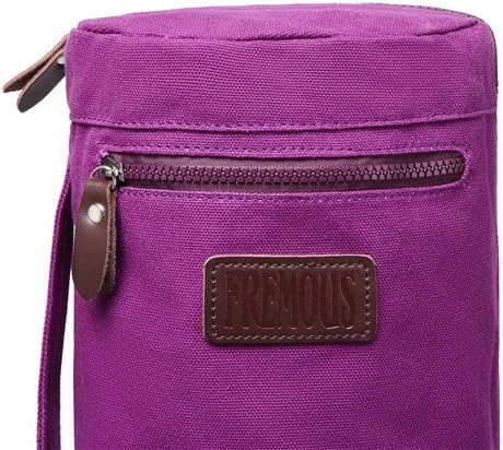 Yoga Mat Bag,Full-zip Exercise Yoga Mat Canvas Carry Bag for Women and Men - Double Storage Pocket,Easy Access Zipper, Adjustable Shoulder Strap and Handle,Fits Most Mat