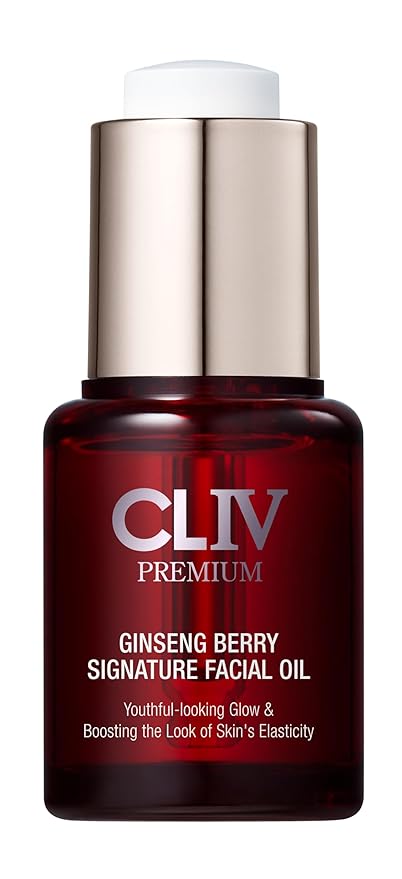 CLIV Ginseng Berry Premium Facial Oil, Moisturizing, Elasticity, Nourishing (Face Oil 0.67 fl.oz)