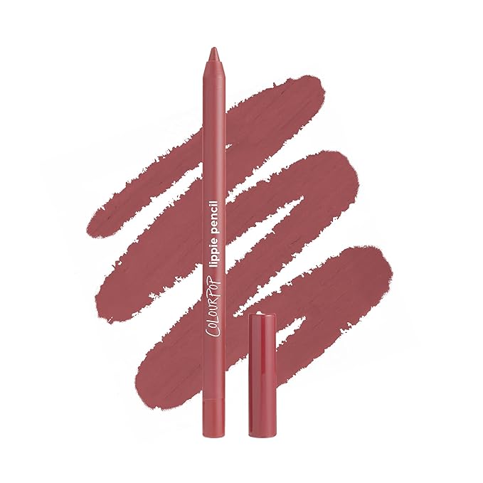ColourPop Lippie Lip Pencil - High-Pigment, Long-Lasting & Sharpenable Lip Liner with High-Impact Color - Vegan, Cream Formula with Precise Application - Double Tap (0.35 oz)