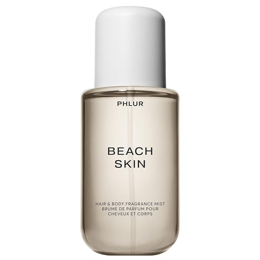 PHLUR Beach Skin Body Mist, 8 Fl Oz - Hair and Body Perfume for Women, Sea Salt, Coconut Milk and Warm Sandalwood Fragrance In a Vanilla Perfume Body Spray