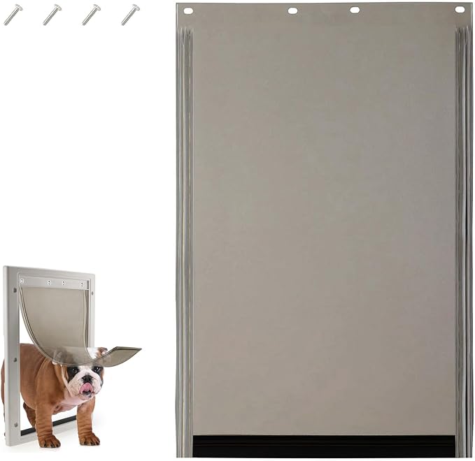 PAC11-11038 Dog Door Replacement Flap - Pet Doggie Replacement Flap Door with Screws Fits PetSafe, Medium Size 12 7/8" x 8 1/8"