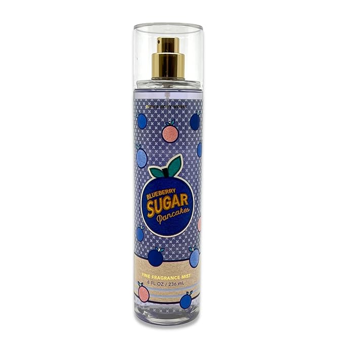 Bath & Body Works Blueberry Sugar Pancakes Fine Fragrance Mist - Lot of 3