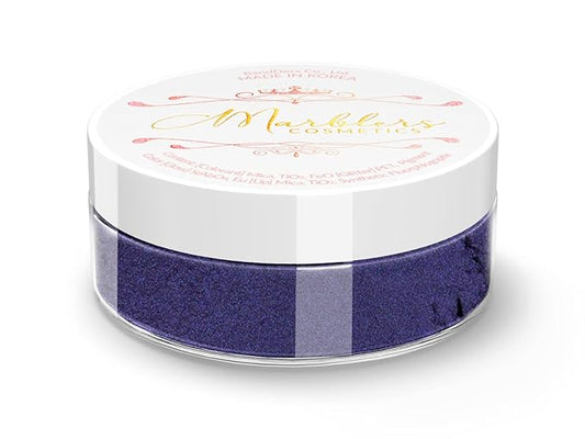 MARBLERS Fine Natural Mica Powder [Blueberry] 0.11oz (3g) | Highly Pigmented | Non-Toxic, Vegan, Cruelty-Free | Eyeshadow, Body Butter, Nail Polish, Nail Art | Party, Body, Face Makeup