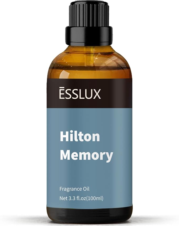 Hotel Diffuser Oil, ESSLUX Luxury Hotel Fragrance Oil 100ml 3.3oz, Inspired by the Hilton Hotel Scents,Essential Oils for Home for Diffuser, Massage, Soap, Candle Making Scents, Perfume