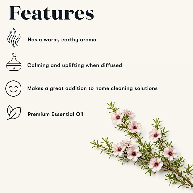 Young Living Manuka Essential Oil | 5 ml | Aromatherapy Diffuser | Skin Care Essential Oil for Nourishing Skin & Nails | Premium Quality for Topical Use