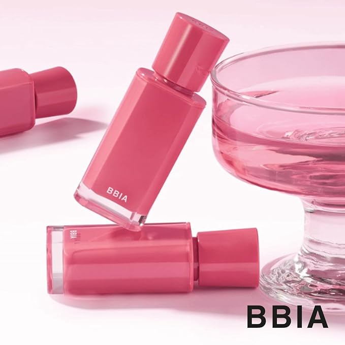 BBIA Glow Tint – Lip Plumping Volumizing Glossy & Glowy Lip Stain Naturally Moisturizing Comfortable Texture Lightweight Long-Lasting Vivid Color Non-Sticky Korean Makeup (01 CHAI, Pack of 1)