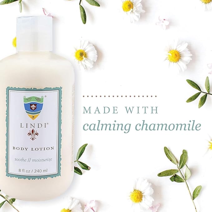 LINDI SKIN Body Lotion for Sensitive Skin - Nourishes Your Skin and Prevent Moisture Loss with Antioxidants and Hydrating Ingredients - Moisturizing Chemo Gentle Lotion for Cancer Patients (8 fl oz)