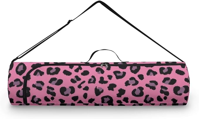 Yoga Mat Bag with Adjustable Shoulder Strap and Handle Zipper, 30in Wide x 6.3in Diameter for Yoga Mat Storage