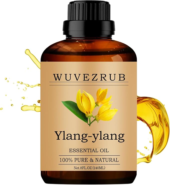 Ylang-Ylang Essential Oil 240ML, 100% Pure and Natural, Aromatherapy Diffuser - 8 Fl Oz