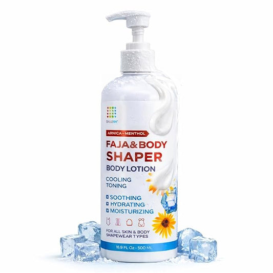 Arnica Cooling Scar Care & Skin Firming Body Lotion | Comfort Care for Compression Garments, Faja, Lipo Foam, Waist Trainer & Body Binder. For recovery after liposuction, 360 lipo, BBL - 16.9 Oz