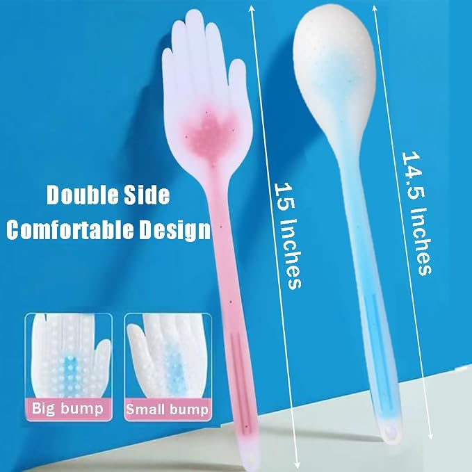 OULIGET Body Massage Stick Body Meridians Pat Massager,Manual Massage Hammer for Sore Muscles Back Shoulders Neck Legs,2 Pieces