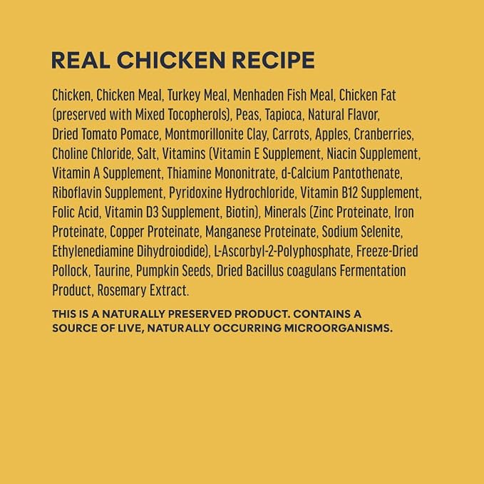 Instinct Original Dry Cat Food, Raw Coated Kibble, Real Chicken, 5 lb. Bag | Raw-coated kibble with cage-free chicken for strong muscles, digestive health, and healthy skin & coat, grain-free