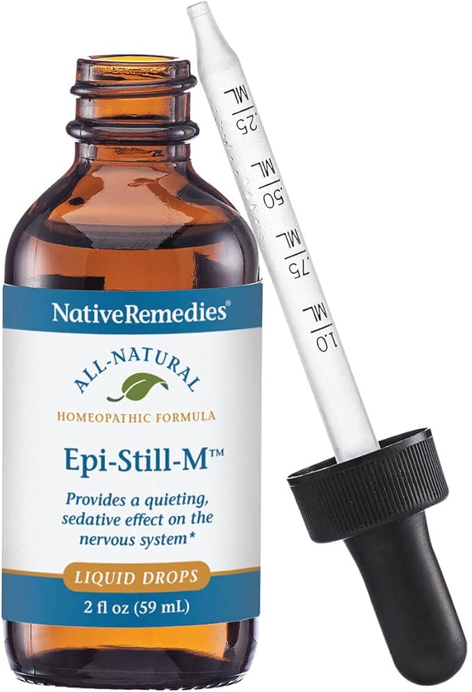 Native Remedies Epi-Still-M - Natural Homeopathic Formula Provides a Quieting, Sedative Effect on The Nervous System - Reduces The Frequency of Stress-Induced Episodes - 59 mL