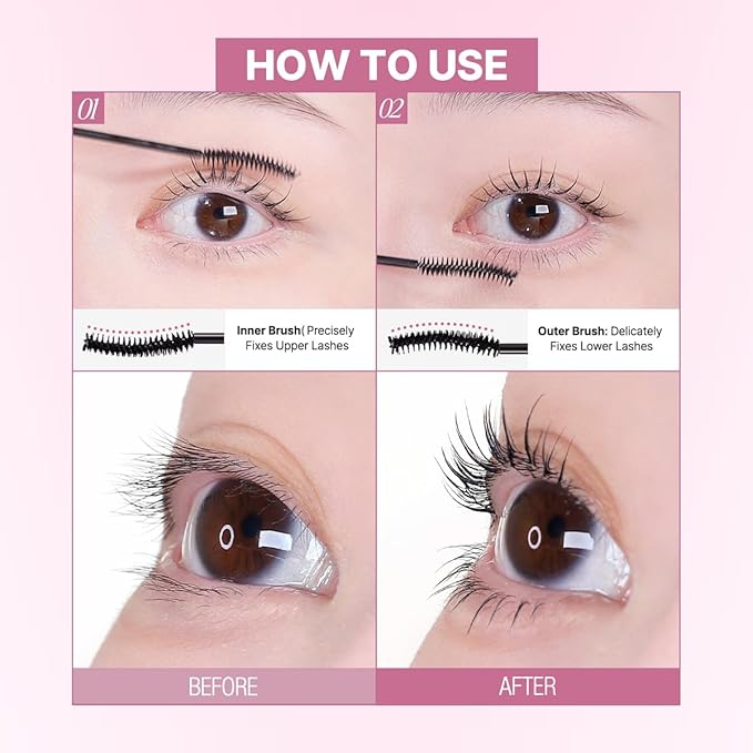 CLIO Kill Lash Superproof Mascara Fine, Waterproof Fixing Mascara, Natural Defining Look, Long-Lasting & Lengthening, Clump & Smudge-Free, for Sensitive Eyes, Korean Makeup Beauty (03 MUTE EARL GREY)