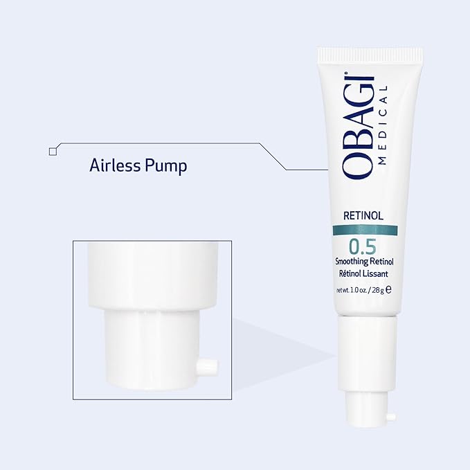 Obagi Medical Retinol 0.5 Cream - Helps Reduce the Appearance of Fine Lines and Wrinkles & Smooth Texture with Minimal Irritation - 1 oz