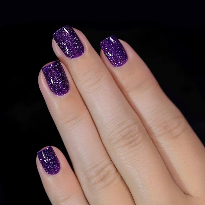 ILNP Vanity - Deep Purple Holographic Nail Polish, Endless Depth, Chip Resistant, Non-Toxic, Vegan, Cruelty Free