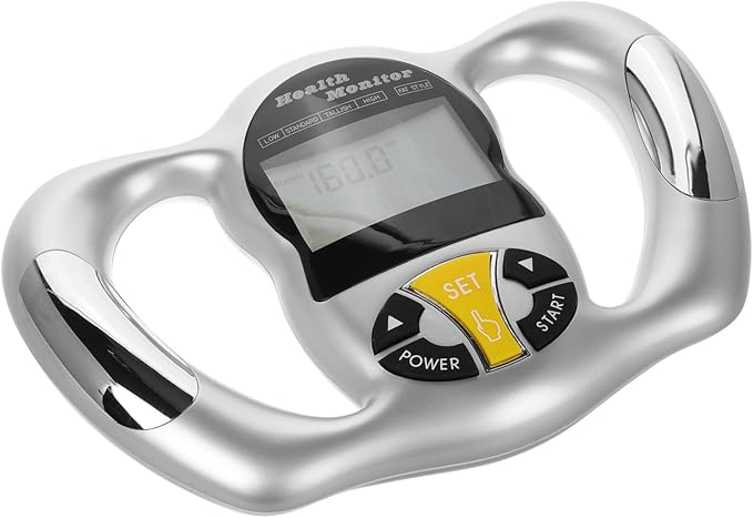 Digital Fat Caliper Measuring Tool High Accuracy Portable Analyzer with LCD Screen Multifunctional BMI Health Monitor for Precise Fat Percentage and Composition Analysis