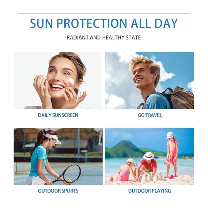 2 Pcs Centella Sunscreen,Lightweight HydratingSPF50 Centella Sunscreen for All Skin Type and UV Defense.