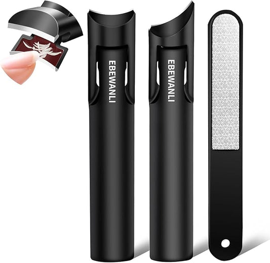 Toe Nail Clippers for Men with Catcher, 15 mm Wide Jaw Opening Anti Splash Slanted Nail Clippers for Ingrown Nails and Curved Blade Thick Toenail Clippers for Seniors, Women