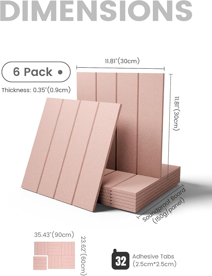 Fluxynara Felt Bulletin Board & Cork Board Alternative, Pink | 36" x 24" Pin board, Removable Adhesive Tabs, Easy Install Without Wall Damage, For Home Office Decor