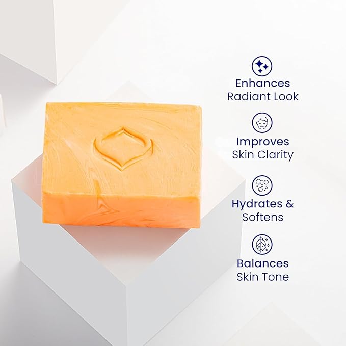 Relumins Triple Glow Bar Soap – Professional Spa Formula with Gentle Exfoliation & Deep-Cleansing Plant-Based Ingredients – Luxurious Rich Lather, Christmas Gift for Smooth Skin – 135g x 10 Bars