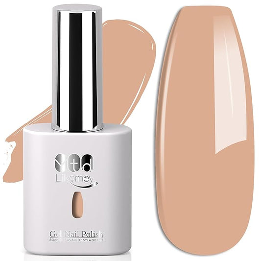 YTD Likomey Maltose Brown Gel Nail Polish,15ml Salon Home DIY Manicure and Pedicure Fall Winter UV Color Varnish,CS469