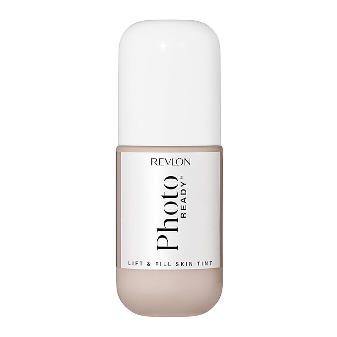 Revlon PhotoReady Lift & Fill Skin Tint, Dewy Foundation with Sheer Buildable Coverage, Lightweight & Hydrating, 140, 1 fl oz