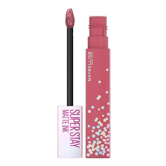MAYBELLINE New York Super Stay Matte Ink Liquid Lipstick, Transfer Proof, Long Lasting, Limited Edition Birthday Bestie Cake Scented Shades, 0.17 Fl Oz
