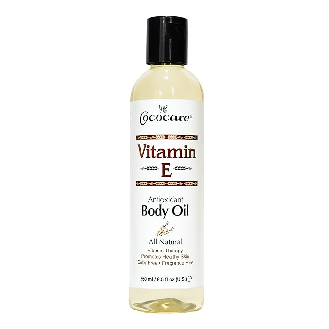 Cococare Natural Vitamin E Antioxidant Body Oil - Vitamin Therapy for All Skin Types - 8.5 fl oz