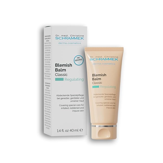 Schrammek Blemish Balm Classic (1.4 fl oz) - Covering Special Care for Irritated, Reddened & Impure Skin - The Original since 1967 - BB Cream - Tinted Face Moisturizer - Facial Skin Care - Dr