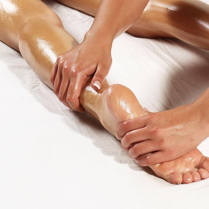 Master Massage Unscented Organic Massage Oil - 8 fl oz, Water-Soluble Blend, Skin-Nourishing Formula, Perfect for Massage Therapy and Home Use, Pack of 4