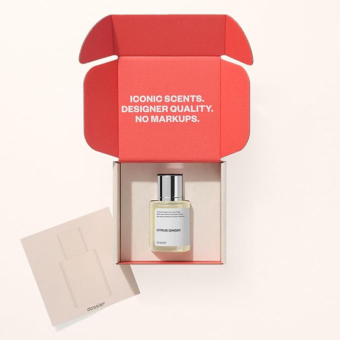 Dossier - Citrus Ginger - Eau de Parfum - Perfume Luxury - Pure Infused - For Men - Fragrance 1,7 Fl 0z (50ml)