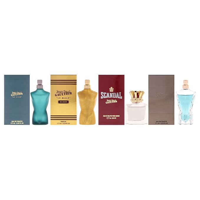 Miniatures Set by Jean Paul Gaultier for Men - 4 Pc Mini Gift Set