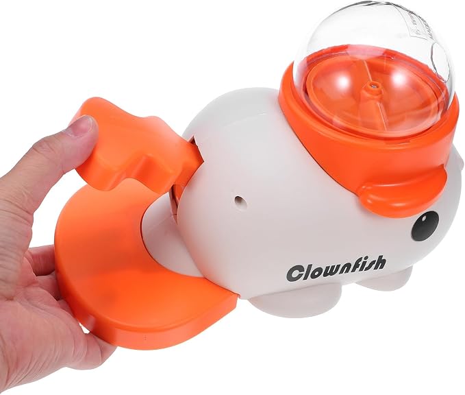 Interactive with Press and Rotate Design Whale Shaped Dog Treat Dispenser Slow Feeder Abs Material for Home and Travel