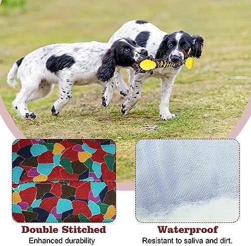 Tough Indestructible Dog Toys for Aggressive Chewers, Durable Dog Chew Toys for Large Breeds With Cotton Material & Crinkle Paper, Aggressive Chew Toys for Dogs