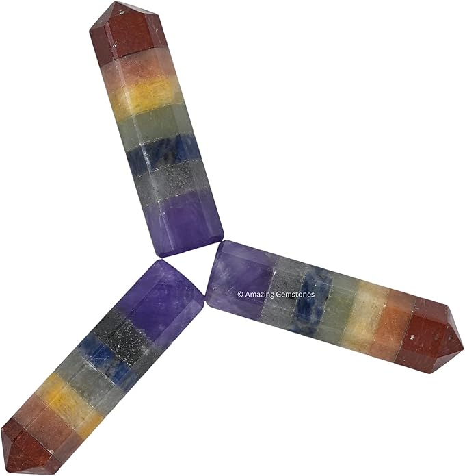 Amazing Gemstone Crystal Points Bulk Healing Crystals & Stones - Premium Single Terminated Healing Wand Point Bulk Crystals for Crafts, Crystal Grid, DIY Work