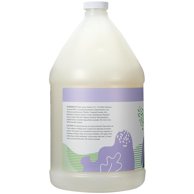 Ginger Lily Farms Botanicals Conditioning Liquid Hand Soap Refill, 100% Vegan & Cruelty-Free, Lavender Chamomile Scent, 1 Gallon (Pack of 4)