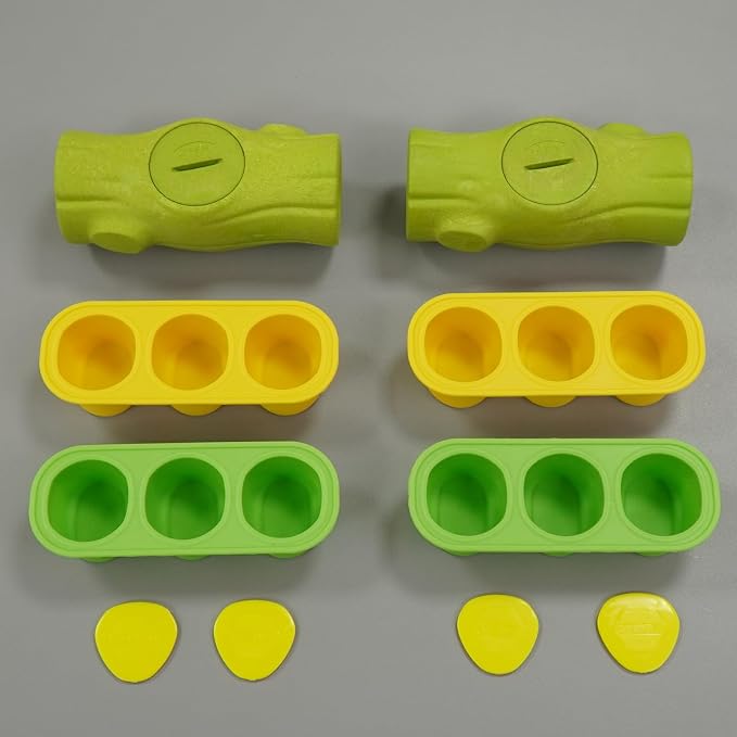 2 Pack Dog Toys for Aggressive Chewers Green