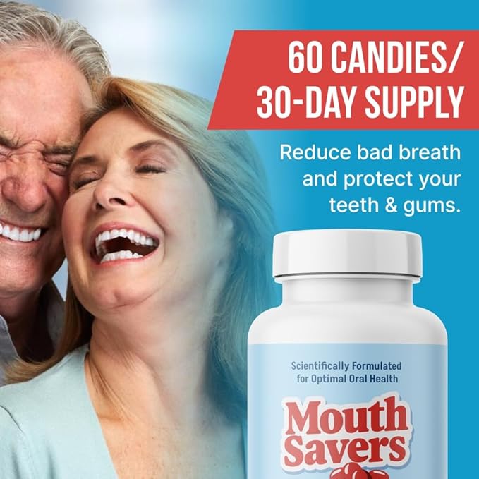MOUTH SAVERS - 5-in-1 Advanced Oral Health Support - Fast-Acting, Easy-to-Use Solution Pack of 3