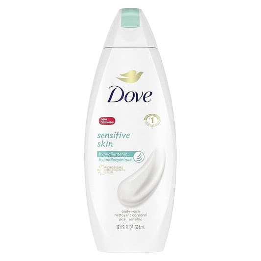 Dove Body Wash, Sensitive Skin, 12 oz