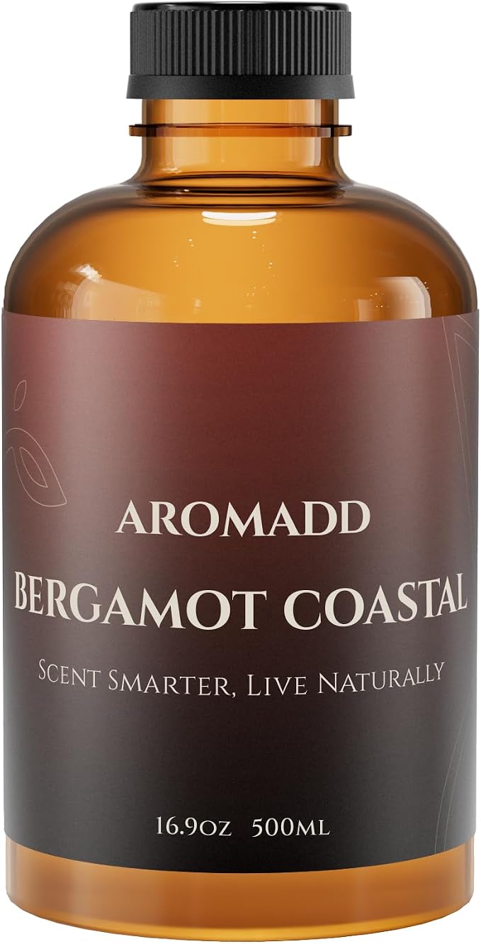 AROMADD AROMADD Bergamot Coastal Hotel Diffuser Oil Inspired by Luxury Hotel Collection Scent, Premium Fragrance Oil for Waterless Diffusers, Cold Air & HVAC Diffusers, Long-Lasting,16.9 fl oz(500 mL)