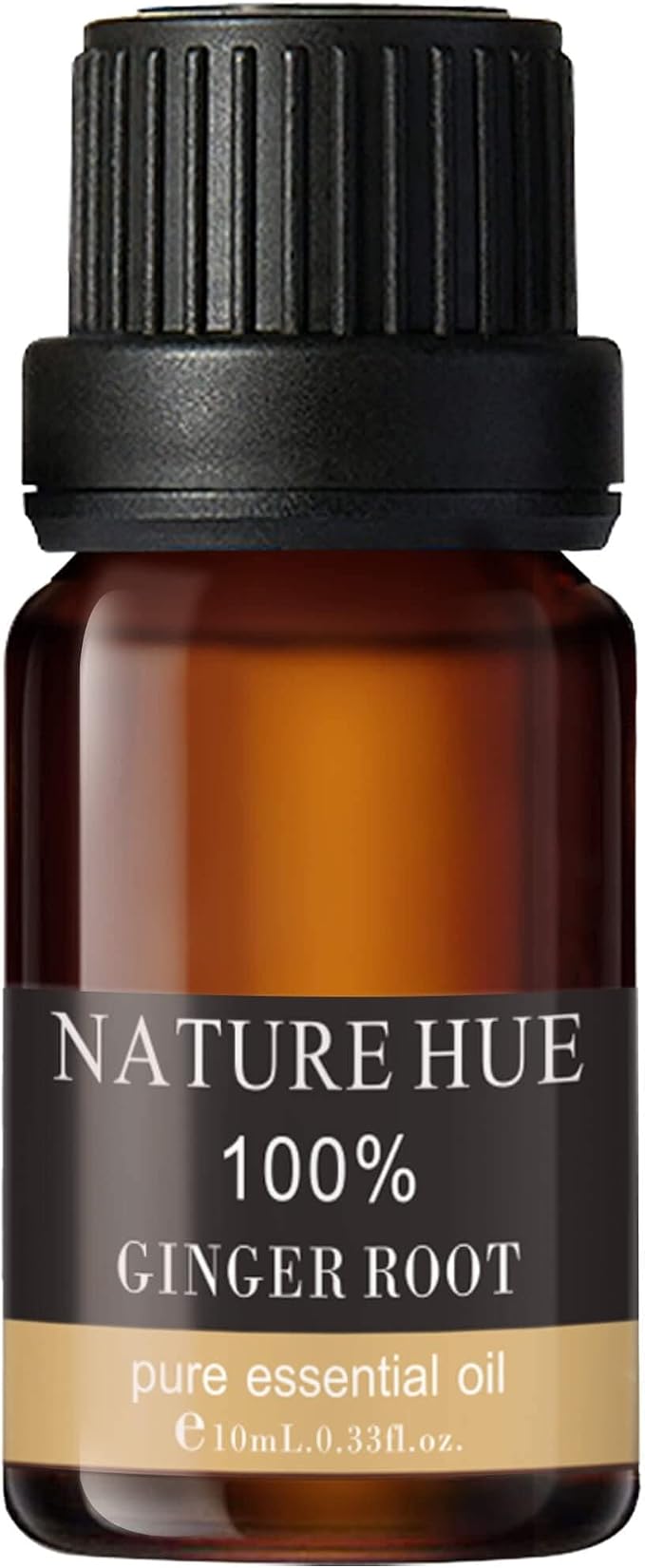 Ginger Root Essential Oil - 10 mL (1/3 oz) - Pure, Natural, Therapeutic Grade - for Diffuser, Massage, Skin & Hair Care - Warm and Spicy Aroma