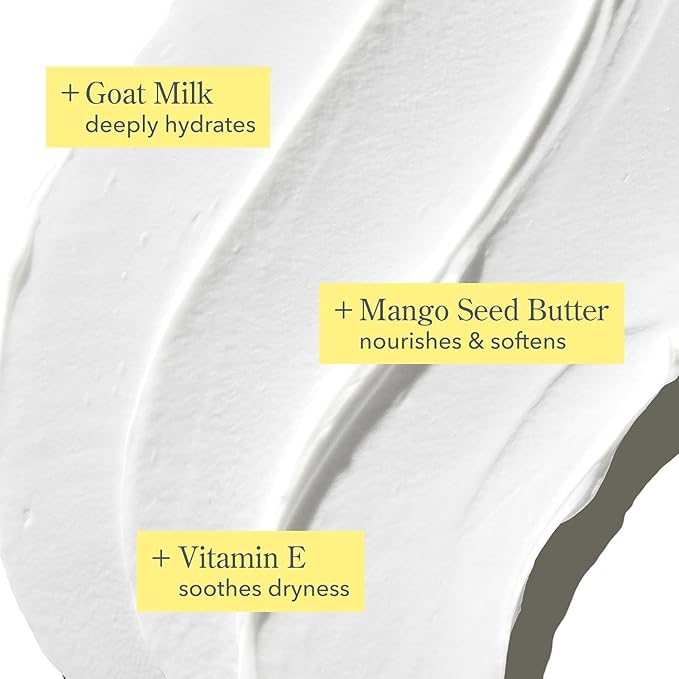 Beekman 1802 Sunshine Lemon Whipped Body Cream - Scented - 8 oz - Moisturizes, Soothes, & Softens - With Coconut Oil and Mango Seed Butter - No Irritation - Good for Sensitive Skin