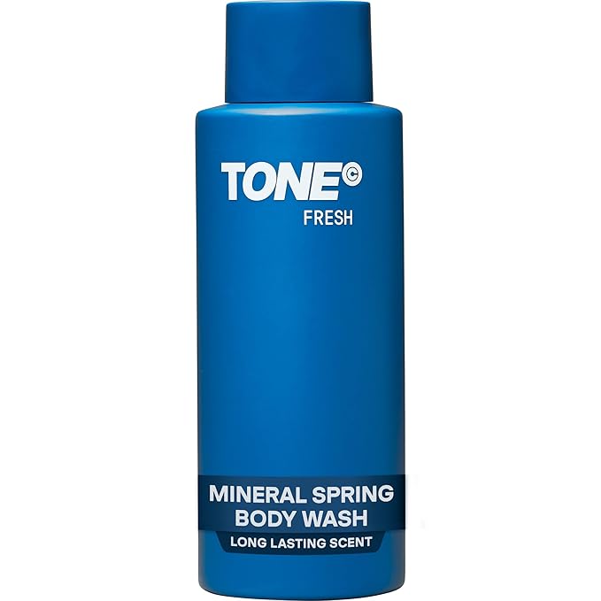 TONE Hydrating Body Wash for Men & Women, Fresh, Coconut-derived Cleansers Leaves Skin Clean, Moisturized & Refreshed, Long-lasting Iconic Scent, All Skin Types, Dermatologist-Tested, 16.9 oz